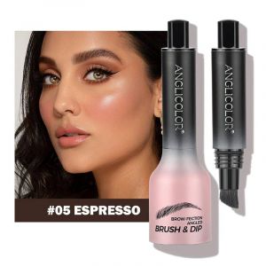 Crayon &Agrave; Sourcils Maquillage Noir Marron Teinte Encre &Agrave; Sourcils Colorant D&eacute;li&eacute; Imperm&eacute;able 3D Brosse Naturel Sauvage Sourcil Marqueur Rehausseurs Cr&egrave;me.5. - Neuf