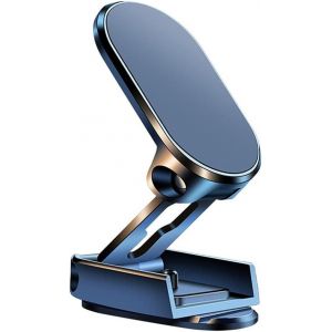 Support Magnetique [Pliable Multifonction]Aimant Téléphone Voiture Avec Base Pliable 360° Universel Porte Portable Compatible Avec Iphone Samsung Pour Tous Les Smartphones[Car781838] - Neuf
