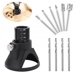 Kit De Fixation Pour Outil Rotatif Multifonction 11 Pièces, Pour Guide De Coupe, Foret, Outil De Coupe Rotatif Multifonction, Guide De Coupe Contrôlé - Neuf