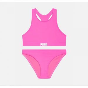 Maillot De Bain 2 Pi&egrave;ces Couleur Rose Fluo Enfant Puma - Neuf
