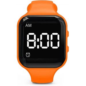 Montre D'apprentissage De La Propreté - Alarme Vibrante Silencieuse - Avec Jusqu'à 8 Alarmes Personnelles Et Alarme Médicamenteuse, Carré Violet., Moderne - Neuf