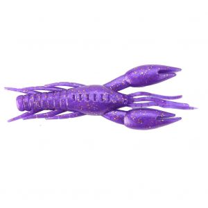 Lot De 4 Leurres Souples En Silicone Violet Pour La Peche Aux Ecrevisses (5#) - Neuf