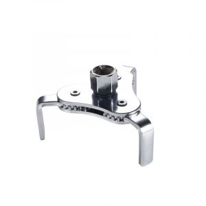 Clé à filtre à huile Argent 53 mm - 108 mm de diamètre Filtre amovible Outil universel de filtre à huile de voiture - Neuf