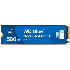 ChenQuanSarl-Wd Blue Sn5000 500Gb Ssd, Disque Ssd Interne, M.2 2280 Nvme Ssd, Pcie Gen4, Jusqu'À 5000 Mb/S, Ncache Technology, Comprend Acronis True Image For , Clonage De Disque Et Migration. - Neuf
