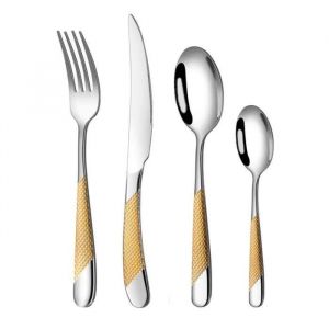 Ensemble De Couverts - Marsee - 24 Pièces - Acier Inoxydable 18/10 - Finition Miroir - Pour 6 Personnes - Neuf