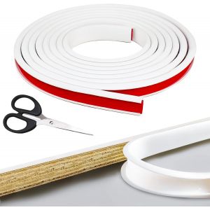 U-Shape Self-Adhesive Edge Cover Strip 2 M X 16 Mm Flexible Furniture Adhesive Strip For Furniture Table Edges Cabinet Edges Ceiling Edges Worktops Bar Finishing Protector - Neuf