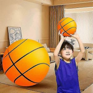 Le Handleshh Silent Basketball,Ballon D'entraînement Silencieux D'intérieur Non Enduit Haute Élasticité - Neuf