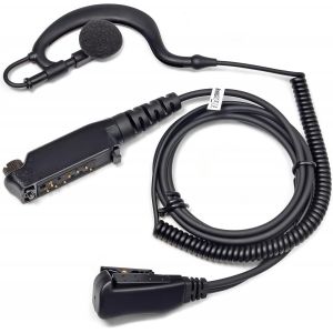 Sepura &Eacute;couteurs de s&eacute;curit&eacute; compatibles avec Les appareils Radio Sepura STP8000 STP9000 (Tetra) SC20 SC21, Casque en Forme de G - Neuf