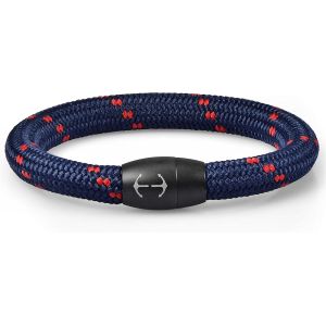 Eryi-Galeara Nau Bracelet En Corde De Voile Tressée Avec Fermeture Magnétique - Neuf