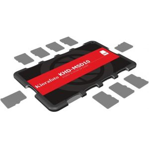 Étui de Rangement pour Cartes mémoire SD pour 10 Cartes MSD/TF-Micro SDHC,Micro SDXC,TF - Neuf