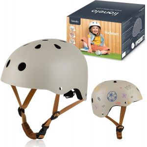 Subzonal-Lionelo Casque Protecteur De V&eacute;lo Pour Enfants, R&eacute;glable 50 &Agrave; 56 Cm, Prot&egrave;ge-Menton, Casque Certifi&eacute; Intertek Pour Filles Et Gar&ccedil;ons, Taille S - Neuf
