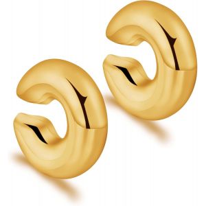 Kal-Clip D'oreille En Laiton Boucles D'oreilles Manchette Clips D'oreilles &Eacute;pais Convient Aux Oreilles Non Perc&eacute;es Et Hypoallerg&eacute;nique Cadeaux De Bijoux Pour Femmes - Neuf