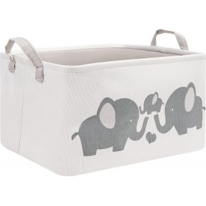 Mdy-Belle Vous Panier De Rangement Pliable - Panier A Linge Tissu 22 X 27 X 37,5 Cm - 17 Litres - Boite Rangement Tissu Pour Vêtement - Panier Tissus Rangement Jouet Avec Poignée - Neuf