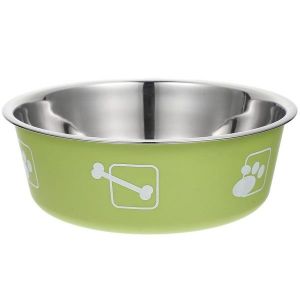 Gamelle Pour Chien En Acier Inoxydable De Qualit&eacute; Sup&eacute;rieure - &Eacute;l&eacute;gante Mangeoire Et R&eacute;cipient &Agrave; Eau D'int&eacute;rieur Avec Base Antid&eacute;rapante Pour Un Nettoyage Facile Et Une Durabilit&eacute; Accrue - Neuf