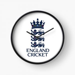 Horloge Murale Autocollant de cricket de planche de cricket d'Angleterre 30cm Décoration Artistique pour Cheminée, Maison, Chambre et Bureau - Neuf