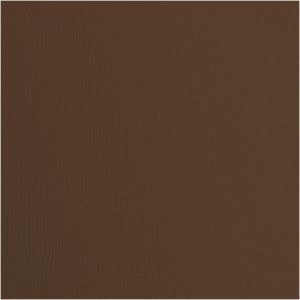 KALANKA-vaessen creative Florence Papier Cartonné, Brun (Noisette), 216g, Carré, 30,5 x 30,5 cm, 20 Feuilles, Surface Texturée, pour Peindre, Scrapbooking et plus, 30,5x30,5cm - Neuf