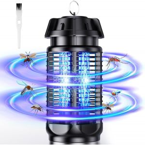 Lampe Anti Moustique Electrique, 20W 4000V Uv Lampe, Attrape Insecte, Lampe Anti Mouche, Destructeur D'Insectes, Non Toxique Et Inodore, Portée De 80¿, Pour Interieur/Exterieur - Neuf
