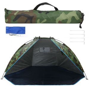 Tente D'abri De PêChe En Plein Air, Pare-Soleil De Camouflage Portable, Tente De Camping Pour Deux Personnes - Neuf