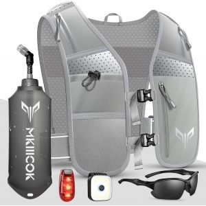 Acdsgd-Gilet De Course Pour Homme Et Femme | Gilet De Course Universel Et Ultra L&eacute;ger Avec Gourde | Gilet De Course R&eacute;fl&eacute;chissant I Sac &Agrave; Dos D'hydratation Pour La Course &Agrave; Pied - Neuf