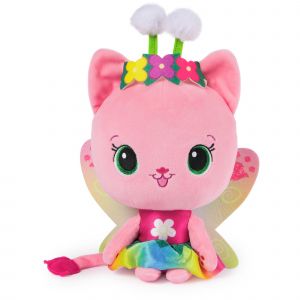 Gabby's Dollhouse Fairylandia, Peluche lumineuse arc-en ciel Kitty Fairy officielle, chat en peluche, jouets sensoriels pour les enfants &agrave; partir de 3 ans - Neuf
