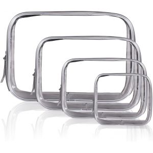 KALANKA-Trousse de toilette transparente pour homme, femme, enfant, famille, Noir , XS S M L - Neuf