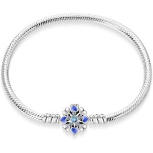 Bracelet En Argent 925 Avec Cha&icirc;ne Serpent Pour Charms Pandora Ou Charms Europ&eacute;ens Bracelet En Argent Perl&eacute; Cadeaux Pour Femmes - Neuf