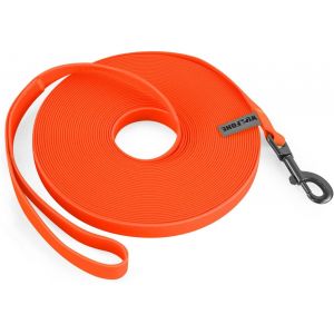 Jgd-Laisse De Dressage Imperm&eacute;able Pour Chienlaisse Robuste R&eacute;sistante &Agrave; La Salet&eacute; Et Aux Odeurs Pour Petit, Moyen Et Grand Chien Laisse De Couleur Mignonne Pour Gar&ccedil;ons Girly Dog Orange 12m - Neuf