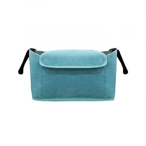 Organisateur De Poussette Pour B&eacute;b&eacute;, Sac D'accessoires De Poussette, Grand Espace Pour Toutes Les Poussettes, Vert - Neuf