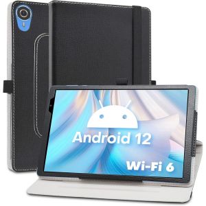 Coque for TECLAST P25T,en Cuir Protecteur avec Stand ?tui en PU Cuir Rotative 360 degr&iquest;&iquest;s Housse de Protection Flip Case Cover pour 10.1"" TECLAST P25T Tablet,Noir - Neuf