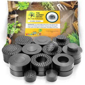 Little & Large Lot De 20 Pieds Invisibles Pour Pots De Fleurs Et Pots De Fleurs D'ext&eacute;rieur|Un Panier &Agrave; Plantes Avec Poign&eacute;e Au Sol|Lot De 20 Double Taille - Neuf