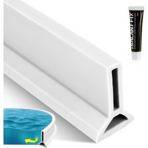 Sjzg-Barrière De Douche Pliable, 1.5m Barrière De Douche Pliable Pour Barrage Séparation Humide Et Sèche D'eau Et Maintient L'eau À L'intérieur Du Seuil, Our La Cuisine Et La Salle De Bain - Neuf