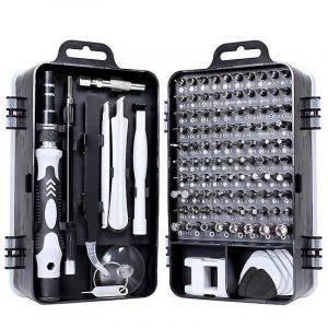 Jeu de tournevis magn&eacute;tiques de pr&eacute;cision 115 en 1 pour la r&eacute;paration &eacute;lectronique - Neuf