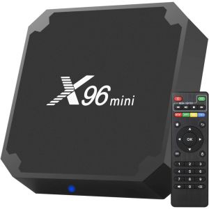 Android TV Box 10.0 Boitier TV 2GB RAM 16GB ROM Mini Smart TV Box,4K HD/3D/ Quad Core H313 64 Bits/2.4GHz WiFi/LAN10/100M Lecteur Multimédia - Neuf