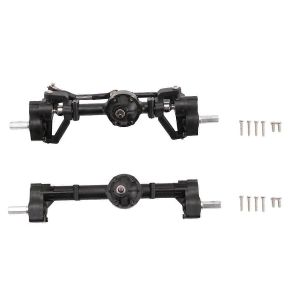 2pcs axe de portail avant et arri&egrave;re pour wpl c14 c24 c24-1 c34 c44 b14 b24 1/16 rc voiture mise &agrave; niveau pi&egrave;ces - Neuf