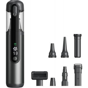 ¿¿Aspirateur Main 4 En 1 (16 500 Pa, Moteur Sans Balais 80 W)¿¿ ¿ Portable Avec Affichage Led, 27 Min D¿Autonomie Et Boîtier Alu Léger Pour Voiture, Maison Et Bureau. - Neuf