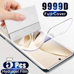5 Pi&egrave;ces Film Hydrogel Souple Pour Realme 14 15 13 12 11 10 9 8 Pro Plus Protecteur D'&eacute;cran Pour Realme 14 Plus Pas Film De Protection En Verre.For Realme 10 4g.5pcs - Neuf