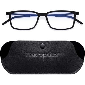 Lunettes Anti-Lumière Bleue Pour Ordinateurs, Jeux Vidéo Et Téléphones Qui Évitent Les Maux De Tête Et La Fatigue Oculaire, Lunettes Pliantes Plates Avec Étui De Protection - Neuf