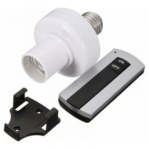 E27 220v Télécommande Sans Fil Lampe De Lumière Ampoule Porte-Capuchon Douille Commutateur - Neuf