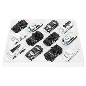 12pcs Vehicle Model Toy Highly Simulation Children Kid Engineering Car Model Toys#3 - Neuf