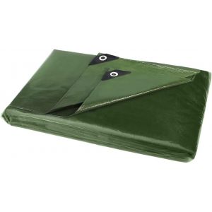 Spwa-Bâche Imperméable 140 G/M² - Vert (2 X 2 M) - Neuf
