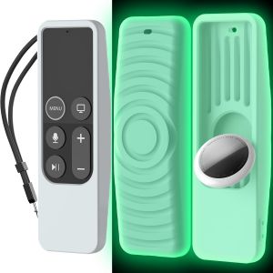 Étui Pour Apple Tv 4K Hd Siri Remote 3E Génération (2022) / Apple Tv Siri Remote 2E Génération (2021) Léger, Mince, Silicone Sans Rayures, Absorption Chocs, Accès Complet À Toutes Fonctions - Neuf