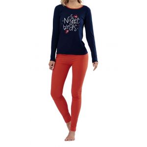 Pyjama Coton Melissa Brown Bir Marine - Neuf