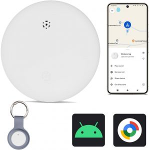 KAL-Traceur Gps Android, Air Smart Tag Compatible Avec Google Find My (Android Uniquement), Localisateur De Clés Pour Clés, Bagages, Valise, Portefeuille, Étanche Ip66, Blanc - Neuf