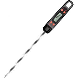 Kal-Thermometre Cuisine, Thermomètre À Viande, Lecture Instantanée De 5 Secondes Avec Bouton °C / °F Pour Cuisine, Thermomètre De Cuisson Numérique, Pour Grill,Barbecue, Pratique - Neuf