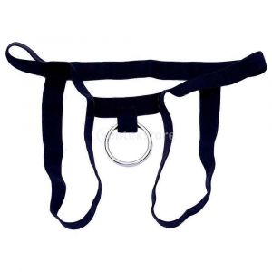 Hommes Sans Entrejambe Sous-Vêtements Bandage Strings G-String Anneau En Métal Pochette Culotte Élastique - Neuf