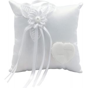 2023bague De Mariage Oreiller Coussin De Mariage - Bague De Mariage Romantique Coussin Bague Boîte Bague De Faveurs De Mariage - Neuf
