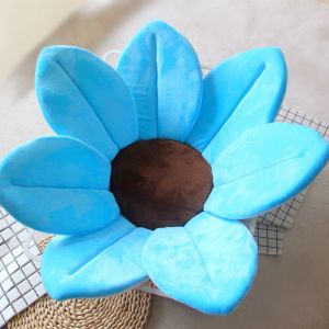 Coussin De Bain Pour Nouveau-Né, Baignoire Pliable, Baignoire Fleurie, Lavabo Bleu - Neuf