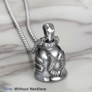 Bell Ange Aile Chevalier Bell Lettres Porte-Clés Moto Vélo Équitation Gardien Bell1 Pièceargent - Neuf