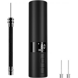 Acdsgd-Pompe &Agrave; Ballon &Eacute;lectrique, Pompe &Eacute;lectrique Avec Affichage Num&eacute;rique Misshome Et Manom&egrave;tre Pr&eacute;cis, Mini Pompe Intelligente Avec Lampe De Poche Pour Football, Basket-Ball, Volleyball, Rugby - Neuf