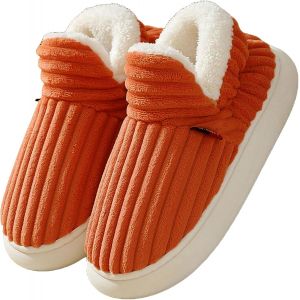 Kalanka-Chaussons Femme Pantoufles Homme Chaud Confortable Mousses À Mémoire Mules Automne Hiver Antidérapantes Légères Et Respirantes L'intérieur Et L'extérieur - Neuf